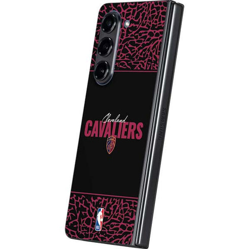 NBA Cleveland Cavaliers Elephant Print Galaxy Z Fold5 5G Skin